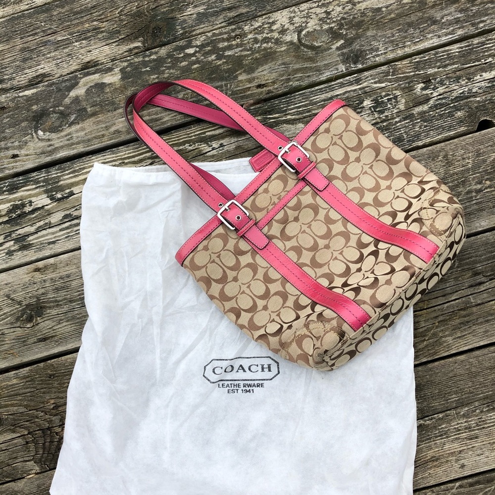 Coach Hamptons Signature Lunch Tote